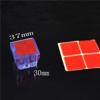 家具增高腿垫餐桌椅脚加高垫沙发茶几柜台书桌胶垫床脚垫高钉橡胶|透明37x37x30mm配背胶(4个