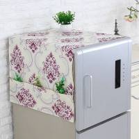 年终大促 冰箱防尘罩冰箱盖布洗衣机罩单开双开门冰箱巾万能盖巾|火苗特价款 单开门冰箱巾(55*140)