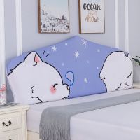 弹力万能床头罩全包床头套弧形半圆欧式软包布艺实木床头防尘罩套|瞌睡狗 床头长【170-190】