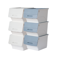 特大儿童玩具收纳箱塑料侧开式前开式整理箱翻盖家用收纳储物