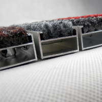 铝合金地垫嵌入式防尘地垫商场酒店进门口不锈钢防滑刮泥地垫毯