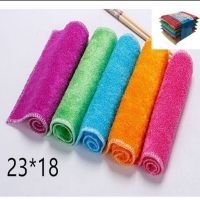 不沾油加厚竹纤维洗碗抹布厨房刷碗神器洗碗巾百洁布|十条装竹签维（全年装）- 竹纤维【新人收藏领优惠卷】