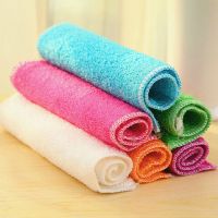 不沾油加厚竹纤维洗碗抹布厨房刷碗神器洗碗巾百洁布|加厚款10条竹签维(好用推荐) 竹纤维[新人收藏领优惠卷]