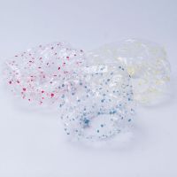 一次性浴帽女防水洗澡做饭防油烟成人厨房淋浴帽沐浴帽子头套头罩|加厚花点浴帽3色混搭(50个装)