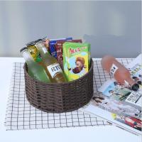 零食收纳盒家用客厅茶几桌面收纳筐简约宿舍玩具杂物收纳篮储物筐