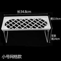 可折叠桌面置物架分层小型架子厨房杂物整理落地收纳架衣柜隔层架|小号34.813.914