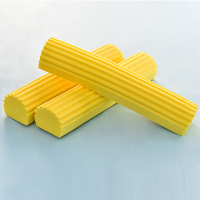 27cm家用对折拖布头海绵拖把头对折式胶棉拖把头替换装通用款窄口|对折拖把头[3个装]