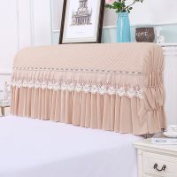 全包床头罩加厚夹棉床头套毛绒防尘保护罩木板欧式皮床床头保护罩|十里桃花-驼色 宽2.2米