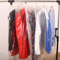 20个装 衣服防尘罩干洗店防尘袋西服大衣防尘套衣物收纳袋挂衣袋|100*60cm 20个装(干洗店款)