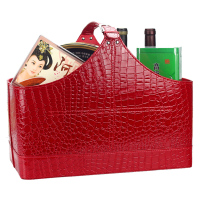 皮革大号手提水果篮 收纳筐家用置物架送礼品篮 创意购物收纳篮子