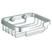 免打孔卫生间置物架吸壁式太空铝壁挂浴室收纳架厕所卫浴洗漱台|皂架 免打孔款