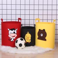 儿童玩具收纳桶卡通可爱特大号布艺脏衣篮篓家用折叠脏衣服收纳筐