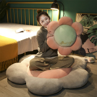 ins圆形地毯防滑北欧吊篮转椅垫子卧室电脑椅垫圆地垫太阳花坐垫