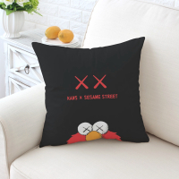 网红懒人kaws现代沙发布盖布防滑双人沙发靠背套罩万能防尘盖|kaws6 180*180cm大单人位