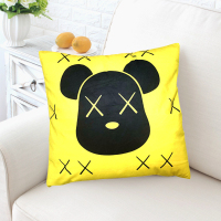 网红懒人kaws现代沙发布盖布防滑双人沙发靠背套罩万能防尘盖|kaws10 180*180cm大单人位