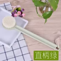 洗澡搓澡擦后背搓澡巾沐浴刷子长柄神器不求人成人搓泥皮强力|绿[直柄36cm稍硬]