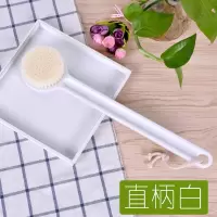 洗澡搓澡擦后背搓澡巾沐浴刷子长柄神器不求人成人搓泥皮强力|白色[直柄36cm稍硬]