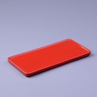 情侣漱口杯陶瓷结婚刻字牙刷杯子套装创意牙缸杯家用洗漱杯定制|红色长方形托盘