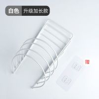 6个挂帽子神器家用帽架帽子收纳架门后帽子架子整理收纳创意挂钩|升级加长-白色【环*4+双排钩*1】