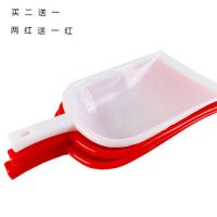 加厚塑料铲簸箕垃圾铲冰铲手拿饲料铲工具实用粮食铲茶叶铲|买二送一(两红送一白)