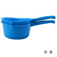 加厚塑料铲簸箕垃圾铲冰铲手拿饲料铲工具实用粮食铲茶叶铲|水舀子双蓝