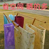 阳台晒被子神器圆形旋转衣架螺旋式晒衣架晾床单被罩被套户外折叠