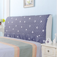 全包床头罩床头套防尘罩简约现代皮床软包布艺夹棉床头保护套|弹力款-爱巢 宽1.8米