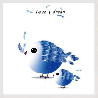 大号浴室壁画衣物储物柜隐藏式置物架卫生间厕所免打孔墙上收纳箱|[大号款]精灵小鸟送4张无痕贴纸