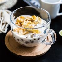 欧式钢化玻璃杯带把牛奶杯子透明咖啡杯家用奶茶麦片杯