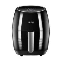 机电炸锅无油烟智能薯条多功能新款特价大容量空气炸锅家用全自动|米姿液晶款4.5L+双锅