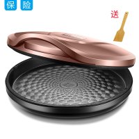 电饼铛档家用新款双面加热烙饼锅煎薄饼机自动神器加深加大|褐色送木铲
