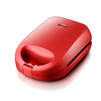 面包机多功能加热吐司压烤机早餐机轻食机家用华夫饼机三明治|蓝色2套盘标配