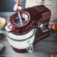 和面机机家商用hbd-3016l厨师机打蛋机揉面机鲜奶全自动|红色