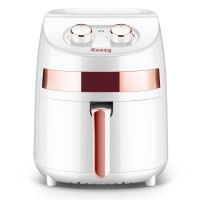 新款电炸锅无油家用炸薯条烤鸡翅智能大容量空气炸锅/可滋宜|白色