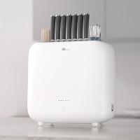 烘干筷子智能款刀架全自动消毒机紫外线抑菌刀具消毒器家用|象牙白