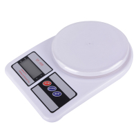 家庭厨房用的小电子秤家用做面包蛋糕烘培专用称小型工具面粉|白色5kg/1g普通款送电池