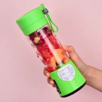 果汁机多功能迷你学生小型家用榨汁机充电式榨汁杯便携式果蔬辅食|2刀塑料杯(动力小无赠品性价比低) 粉色