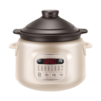 电炖锅家用紫陶瓷煲汤锅熬煮粥神器砂锅炖盅全自动智能炖锅|棕褐色