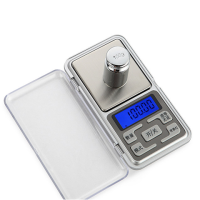 迷你珠宝秤便携小电子天平秤克称精度0.01g称重克数g厨房秤0.1|中文版200g/0.01g+皮套 不含砝码