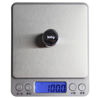 家用厨房烘焙秤0.01g精准迷你珠宝电子燕窝称0.1g微型小天平克秤|三托盘+砝码1000g0.1g