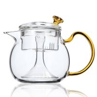 电陶茶炉茶炉家用静音迷你电陶茶炉器不挑壶文轩堂铁壶煮茶电陶炉|黄色手柄壶[单壶]