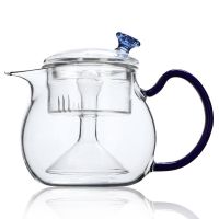 电陶茶炉茶炉家用静音迷你电陶茶炉器不挑壶文轩堂铁壶煮茶电陶炉|蓝色手柄壶[单壶]