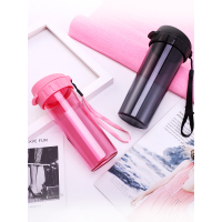 水杯500ml塑料杯运动随手杯防摔便携塑料杯子学生茶韵杯Y6