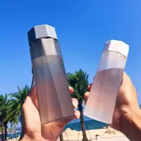 运动水杯男女学生随手杯茶杯防摔耐高温健身户外简约便携塑料杯子