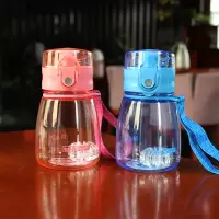 韩版塑料杯女学生创意清新泡茶随身便携可爱摇摇杯子运动小巧水杯