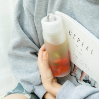 ins风简约玻璃杯便携清新森系女学生水杯创意个性潮流高颜值杯子