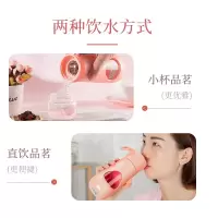 泡茶杯茶水分离网红玻璃杯双层女便携过滤水杯花茶杯可爱创意U9