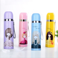 卡通不锈钢真空保温杯350-500ml男女儿童可爱保温壶水杯