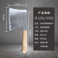 骨斧头刀厨师锰钢剁骨刀家用商用屠夫加重斩骨刀猪羊牛骨刀F3|家用1.2斤锰钢骨斧