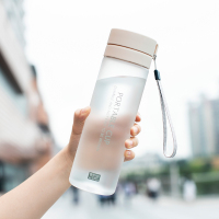 塑料水杯女学生太空杯潮流男便携简约户外运动泡茶杯新品